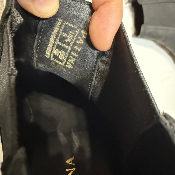 Patina Portland Leather Goods Women Black Ankle Boots Size 9 - Picture 7 of 8